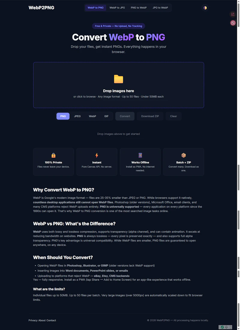 WebP2PNG screenshot 3