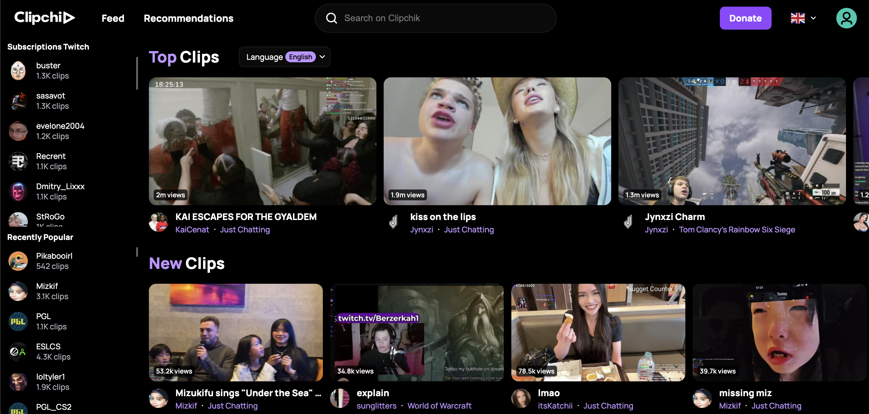 คลิปชิค - ดูคลิป Twitch ในฟีดเหมือนกางเกงขาสั้น media 2