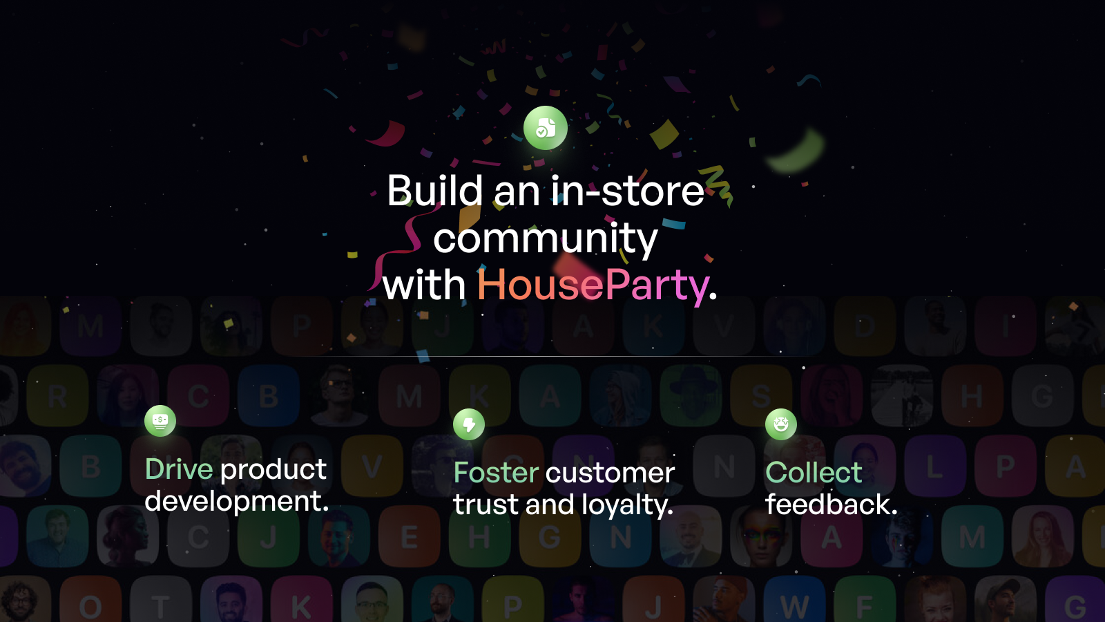 startuptile HouseParty-Blazing fast in-store community for Shopify stores.