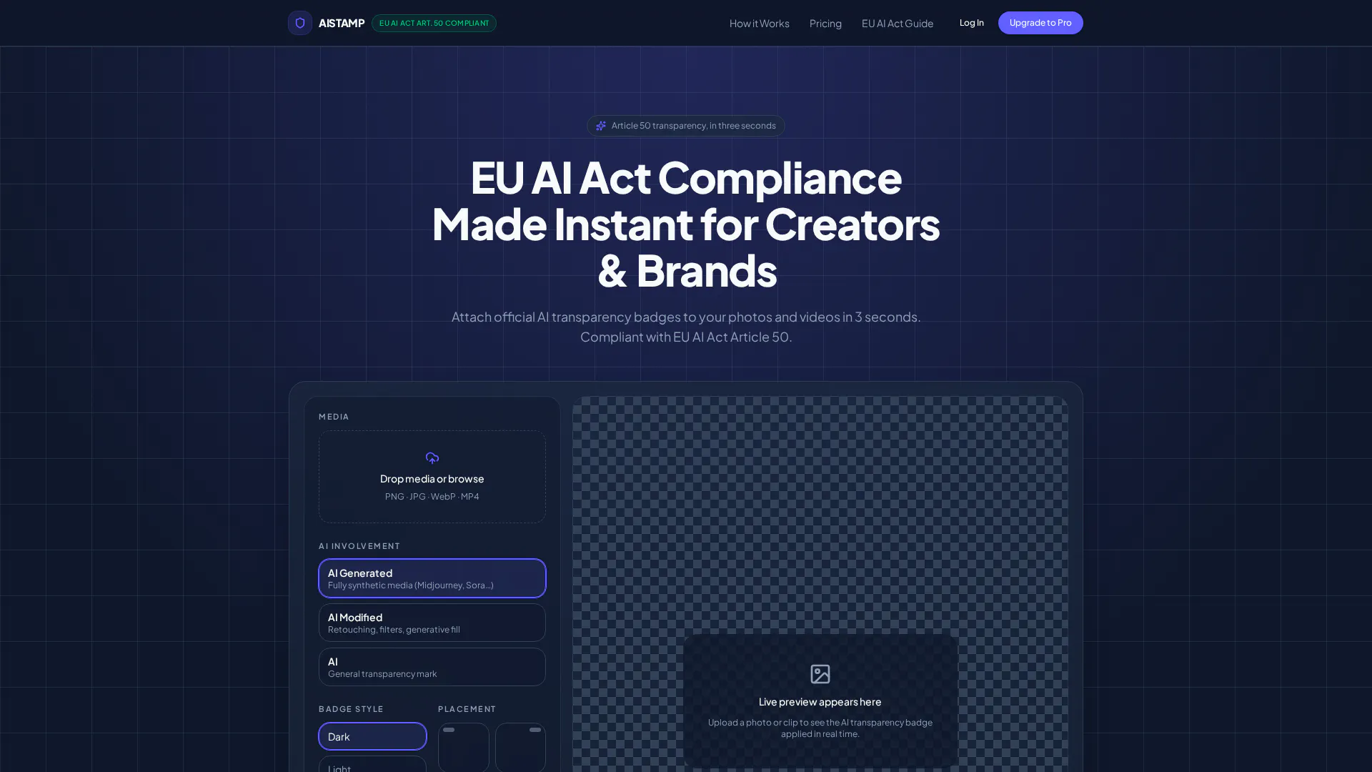 AI Stamp: Trust Badges for AI Content gallery image