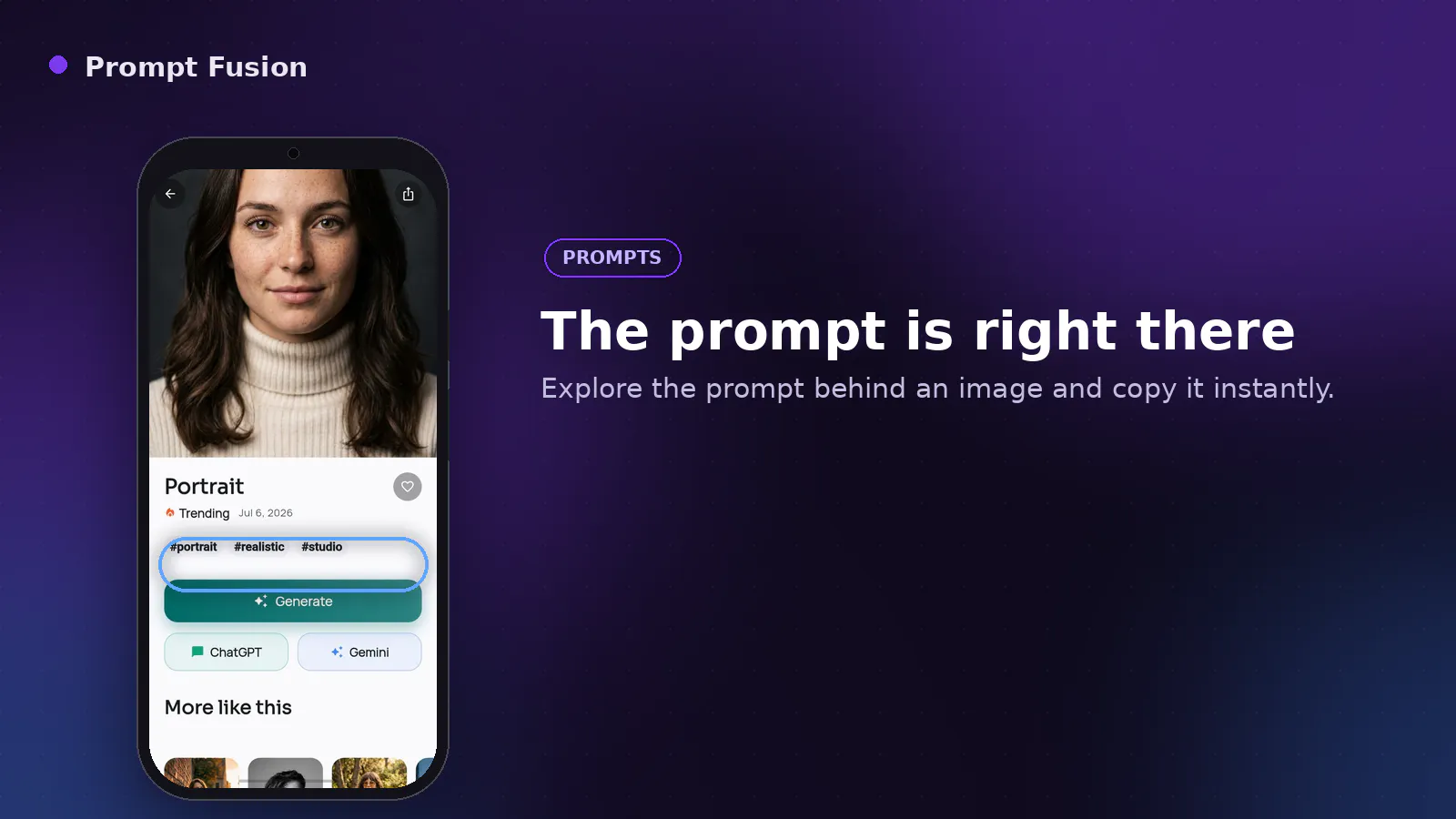 Prompt Fusion - AI gallery image