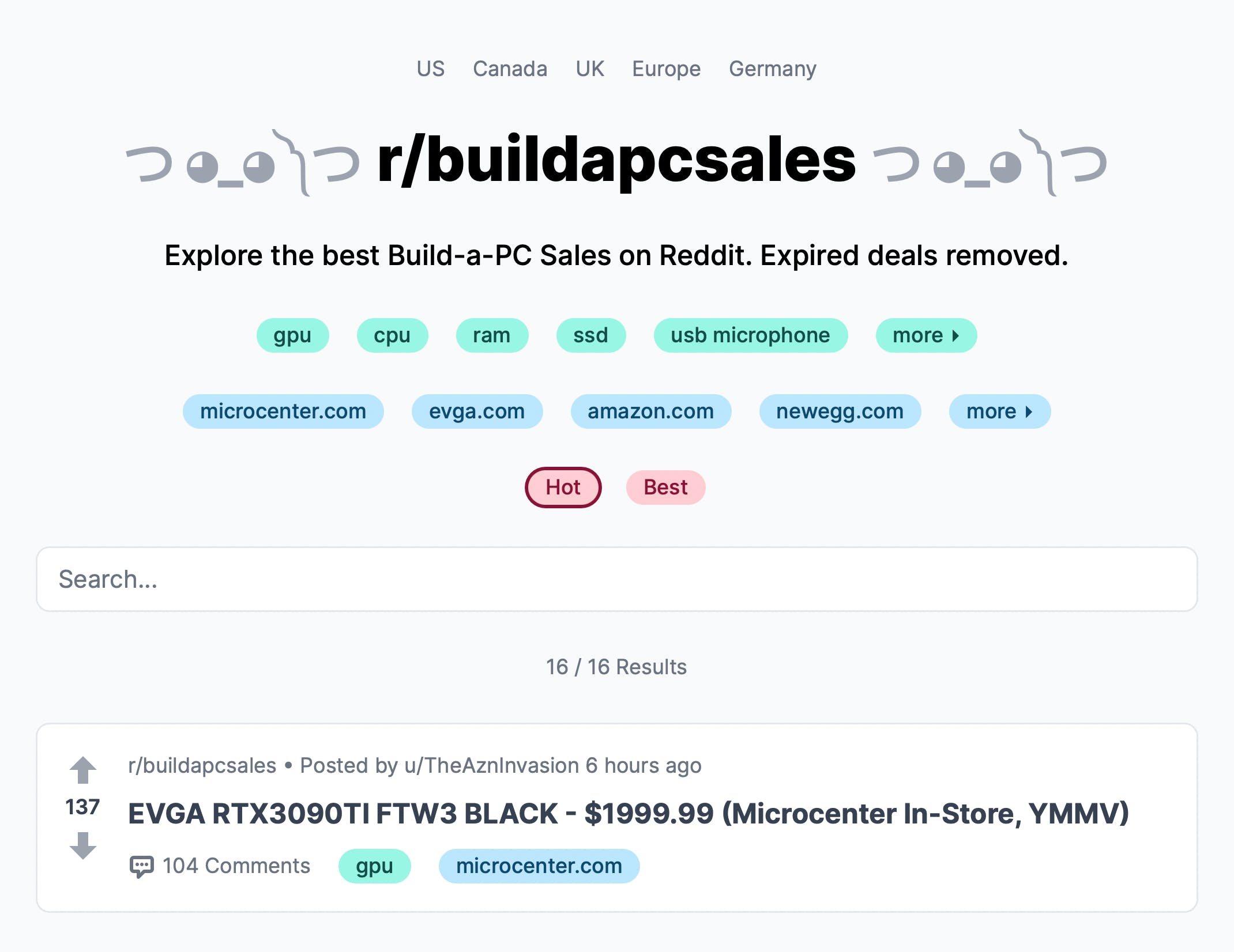 Reddit Build-a-PC Sales Explorer media 1