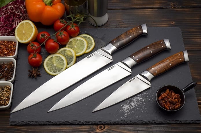 Ibrav D2 kitchen knives Set gallery image