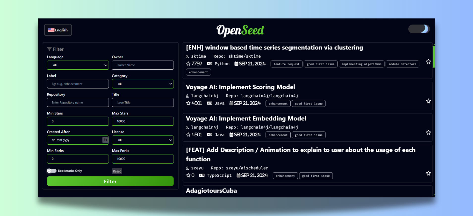 Mídia 1 de Openseed - 🌱 Openseed - seu gateway para contribuições de código aberto!