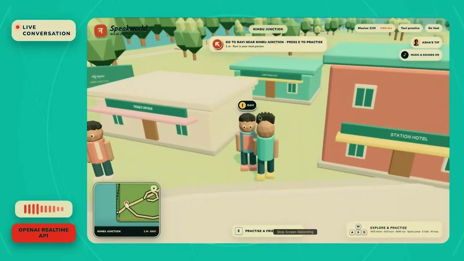 Speakworld screenshot 1 (video preview)