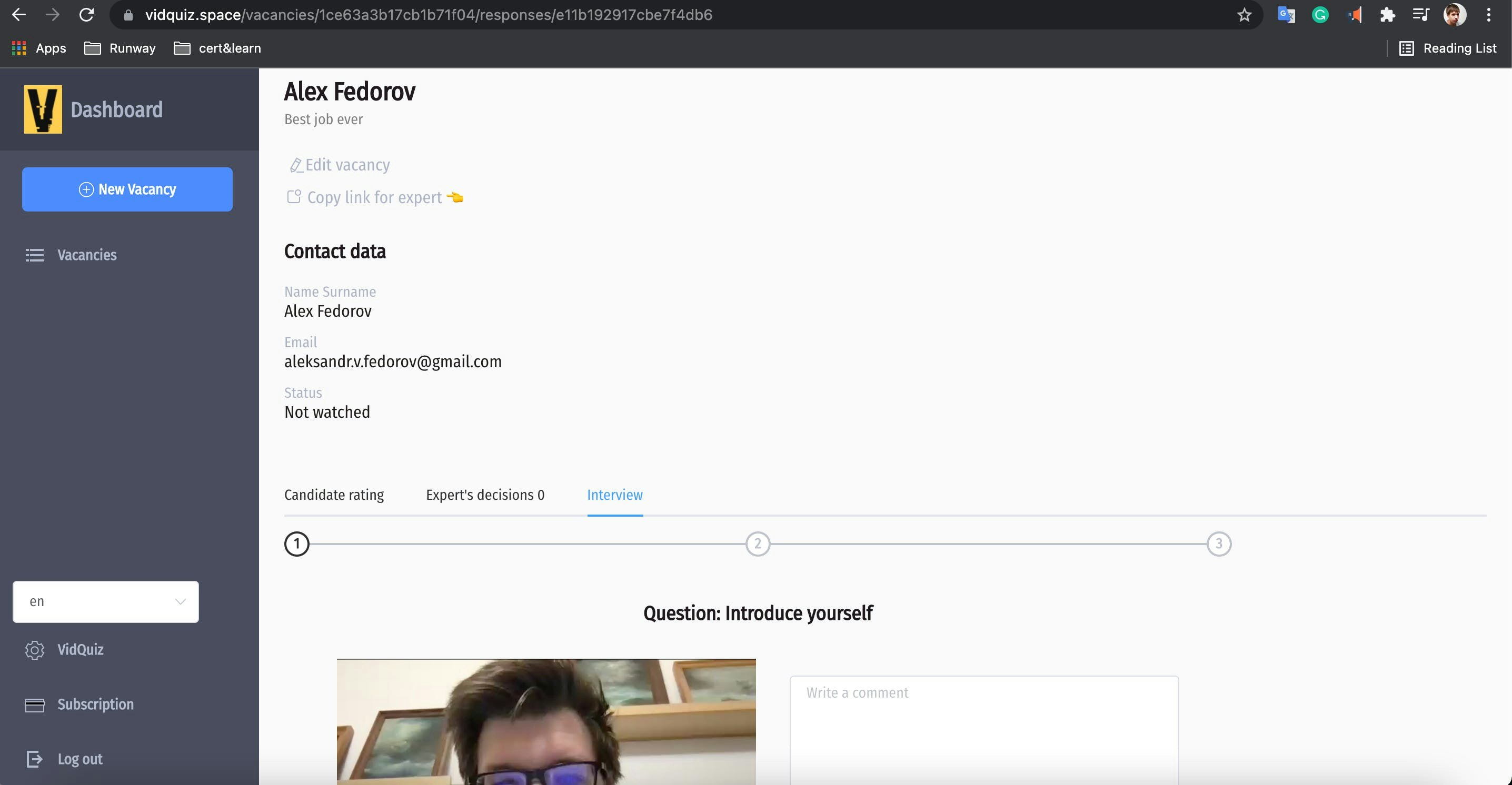 VidQuiz gallery image