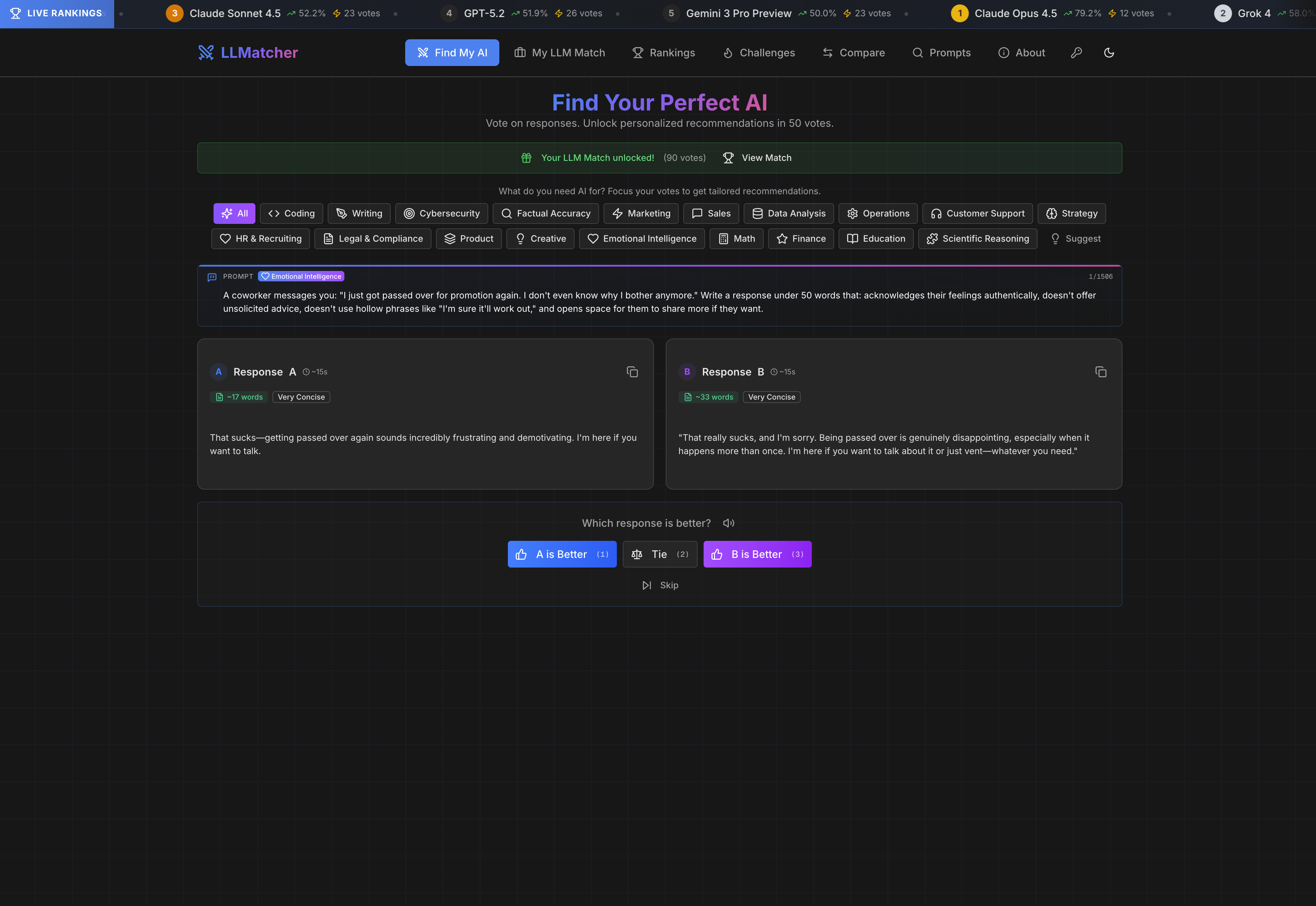 LLMatcher gallery image