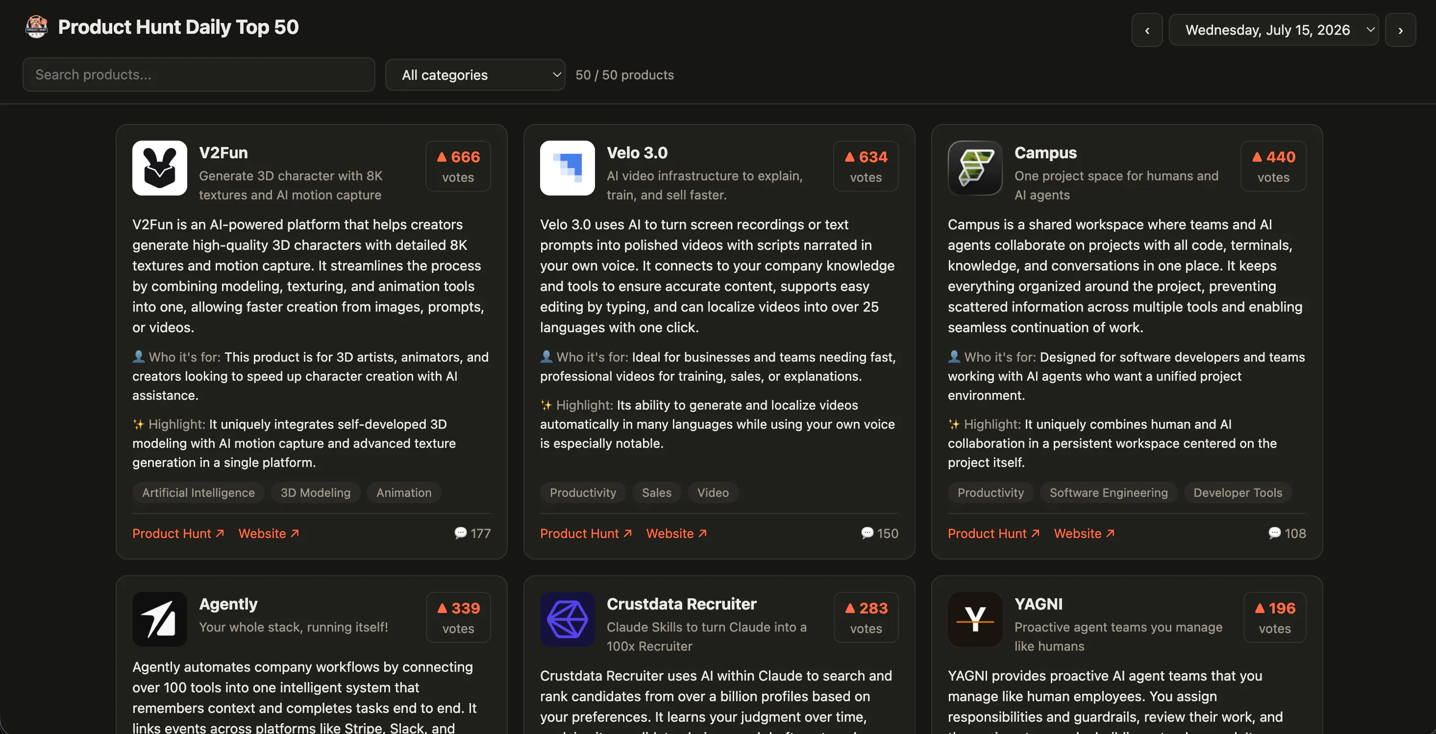 PH Daily Top 50 截图 2