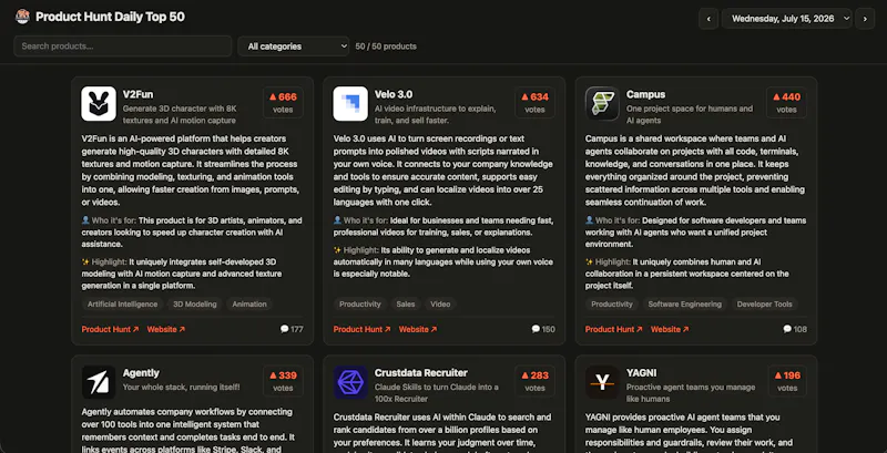 PH Daily Top 50 screenshot 2