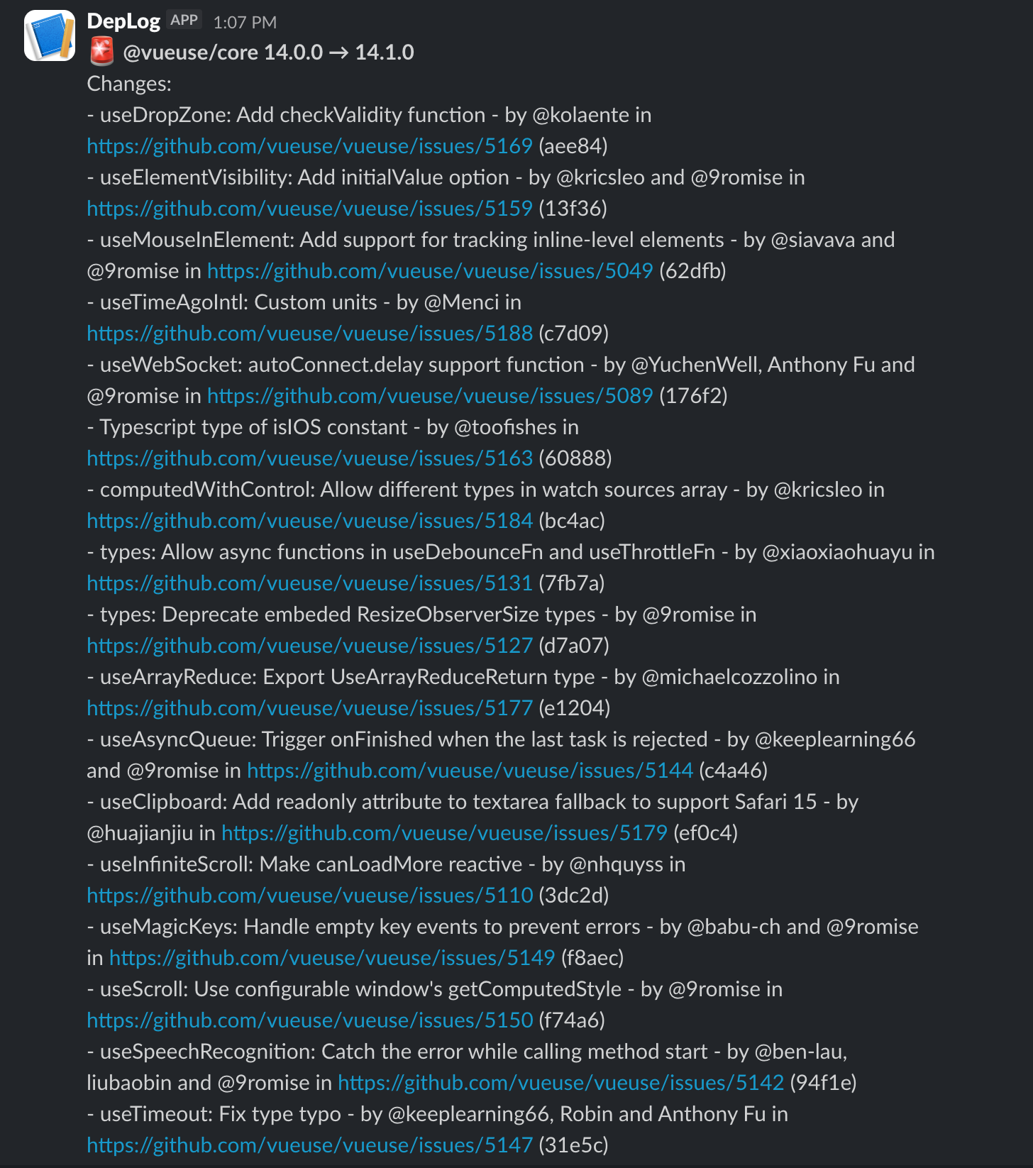 DepLog.dev gallery image