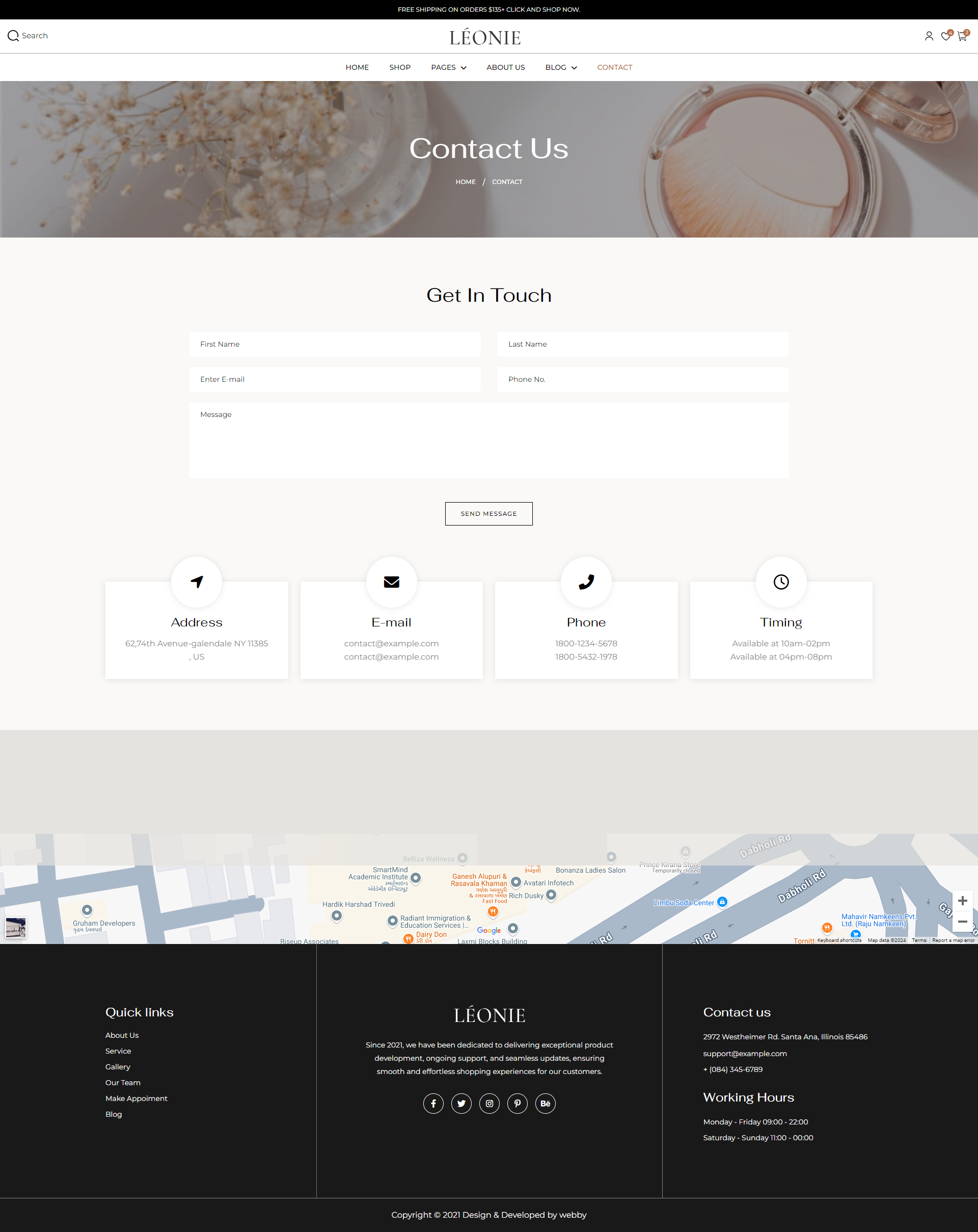 Leonie: Beauty Salon Website Template media 13