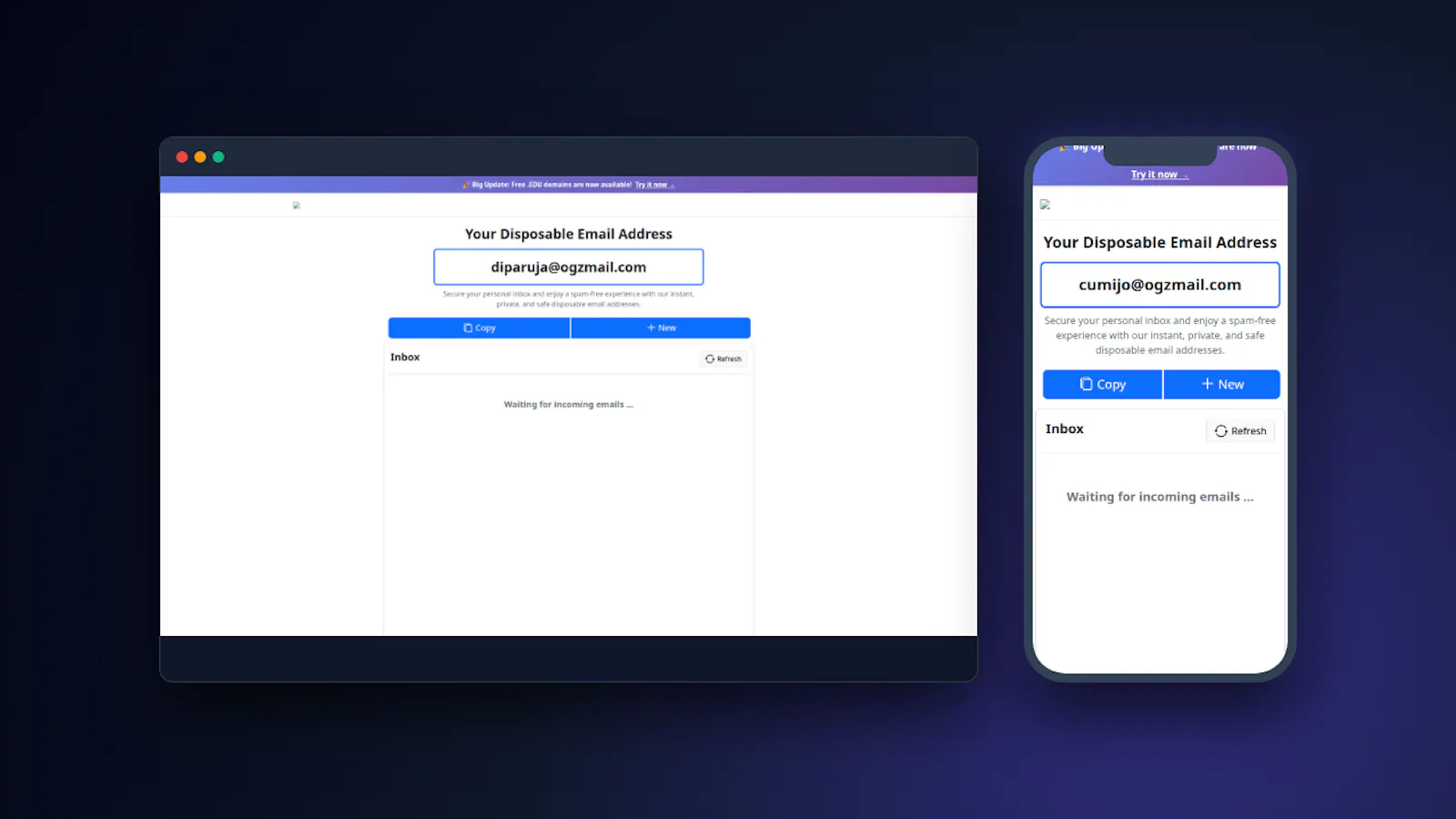 Temp Mail screenshot 2