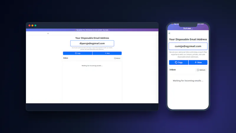 Temp Mail screenshot 2