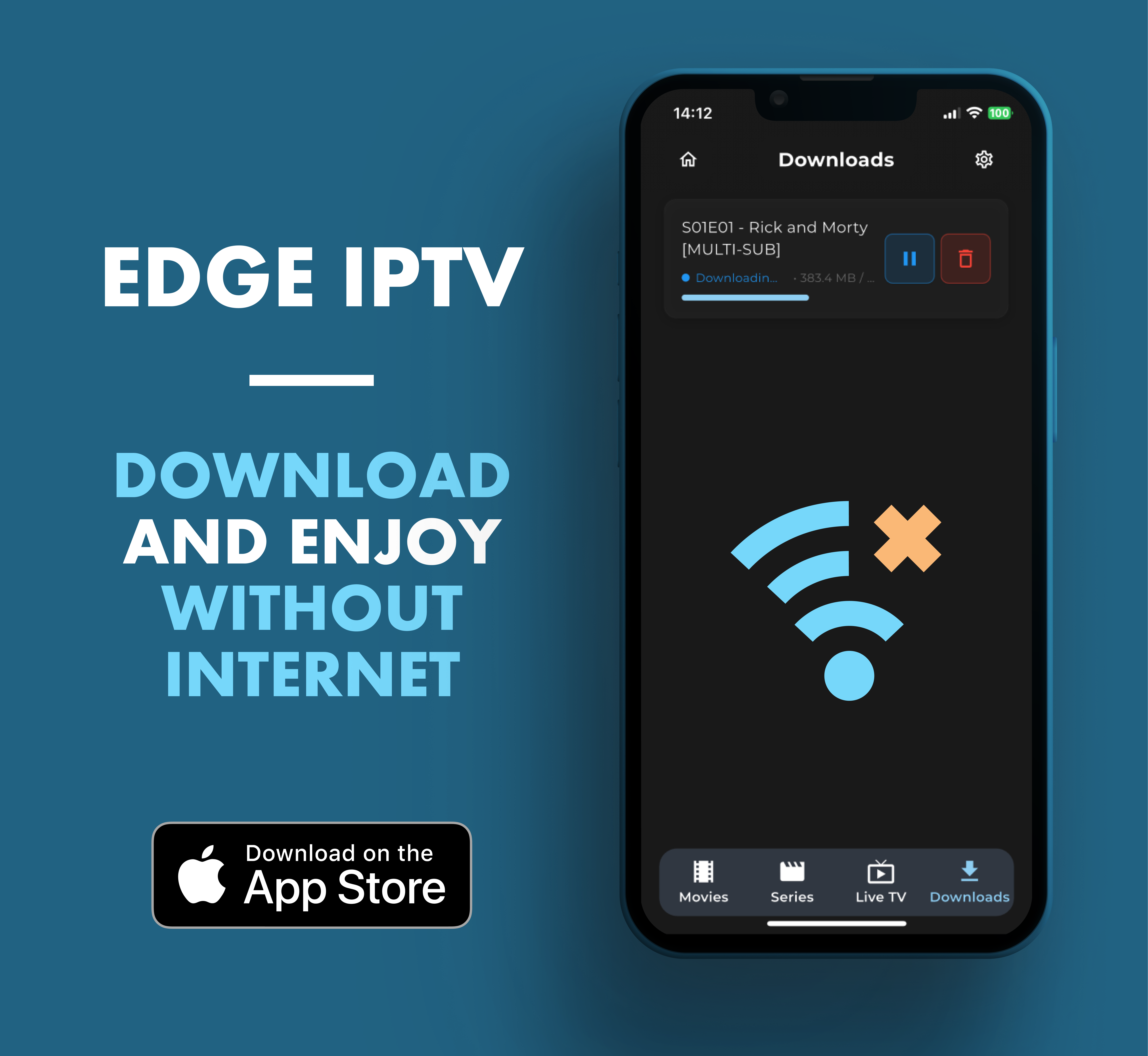 Media Cạnh IPTV - Trình phát IPTV tất cả trong một của bạn cho iPhone & iPad 3