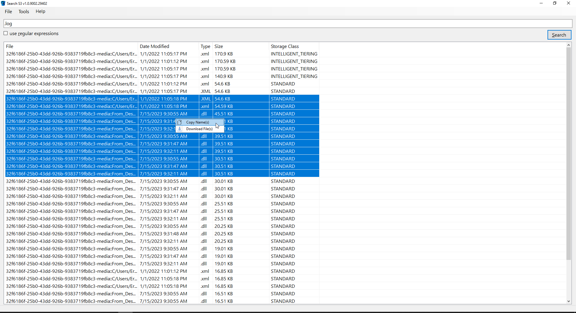 Buscas3 - Amazon S3 Search Client para Windows.S3 Bucket Explorer GUI. media 13