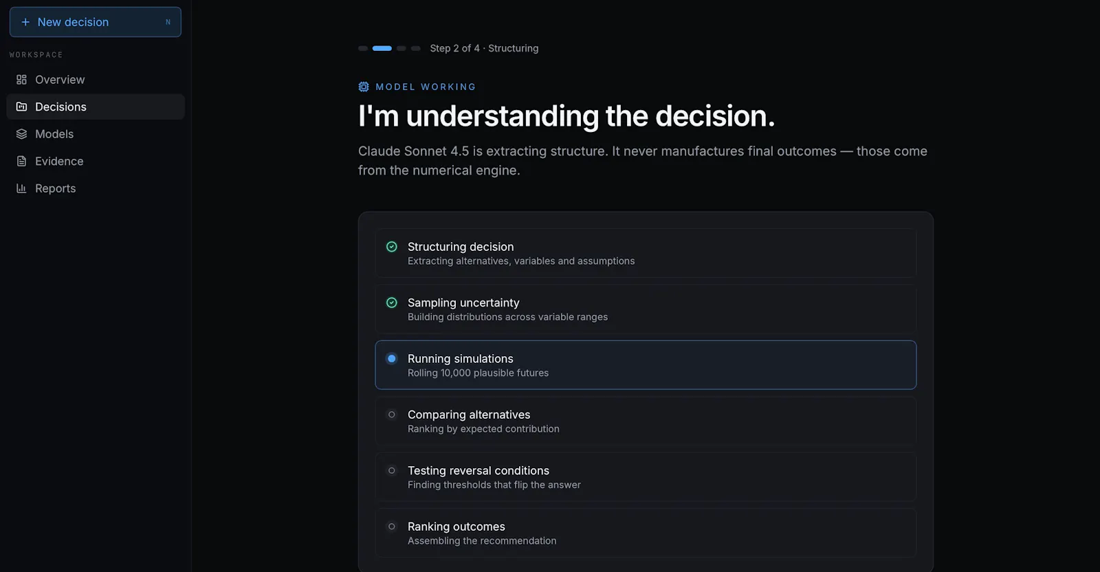 MARK C — Counterfactual Intelligence screenshot 4