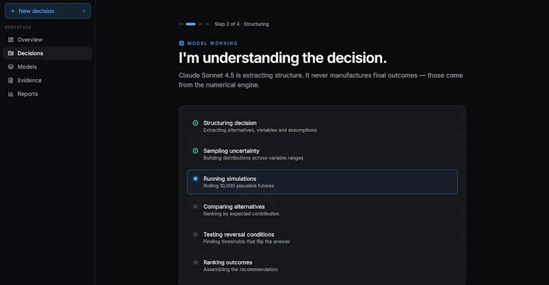 MARK C — Counterfactual Intelligence screenshot 4
