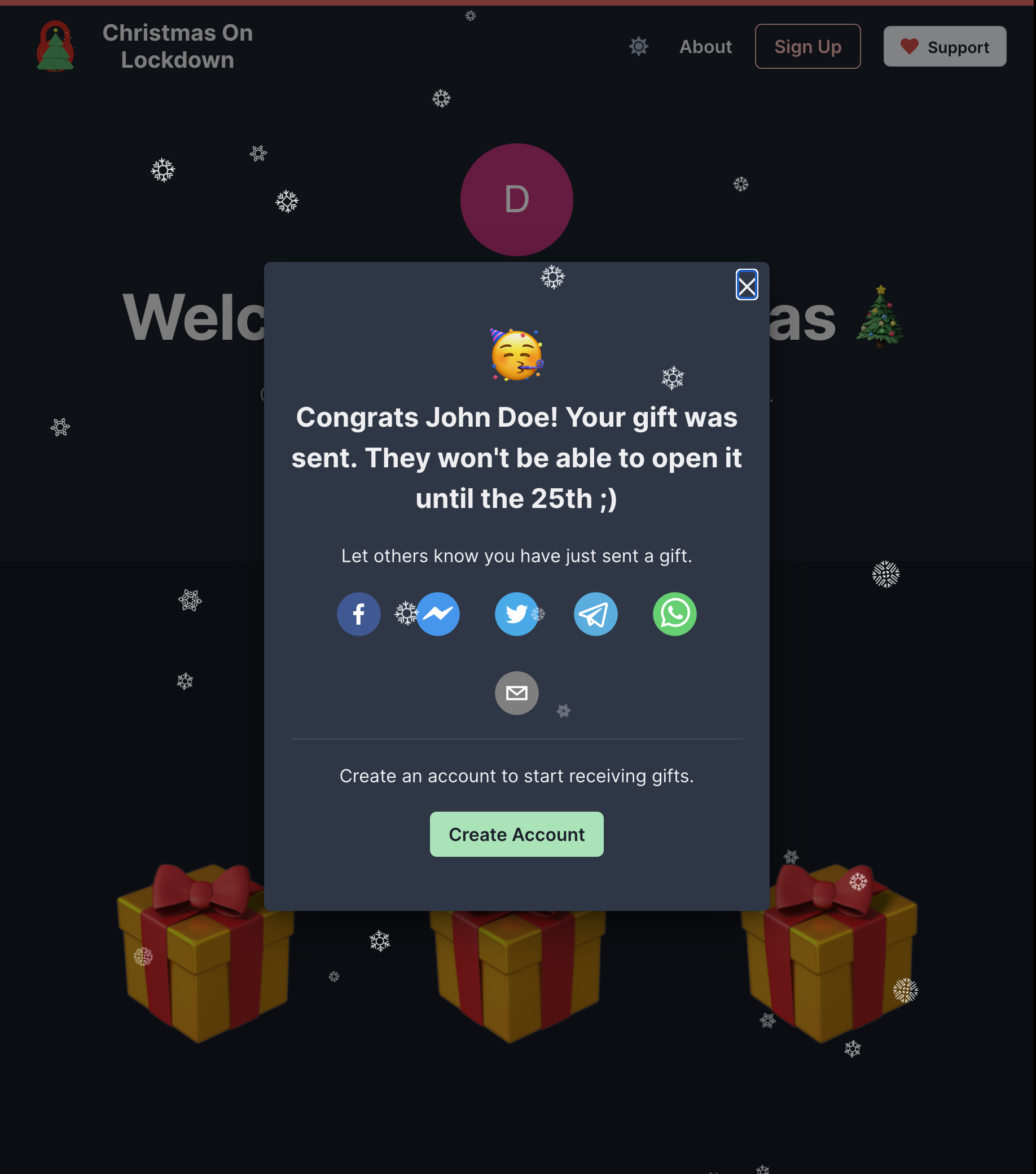 ChristmasOnLockdown gallery image