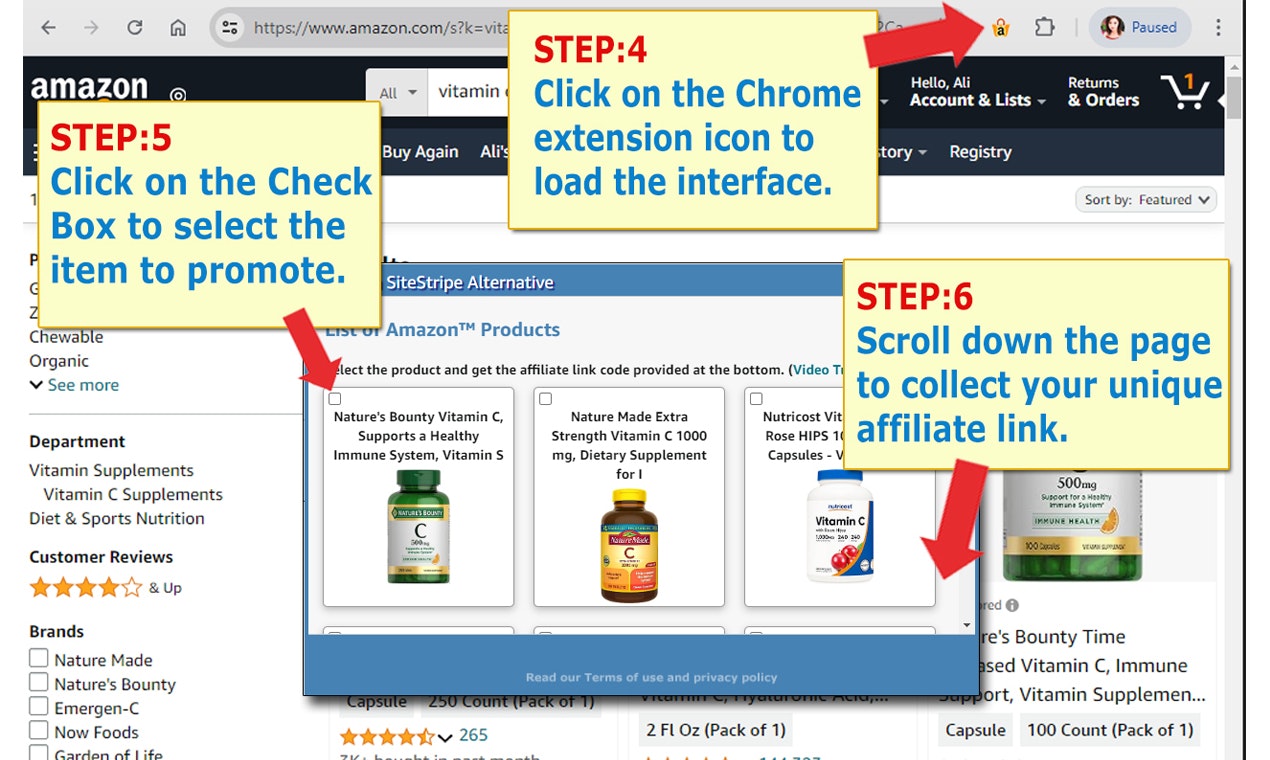 Alternativa de Amazon Sitestripe media 4