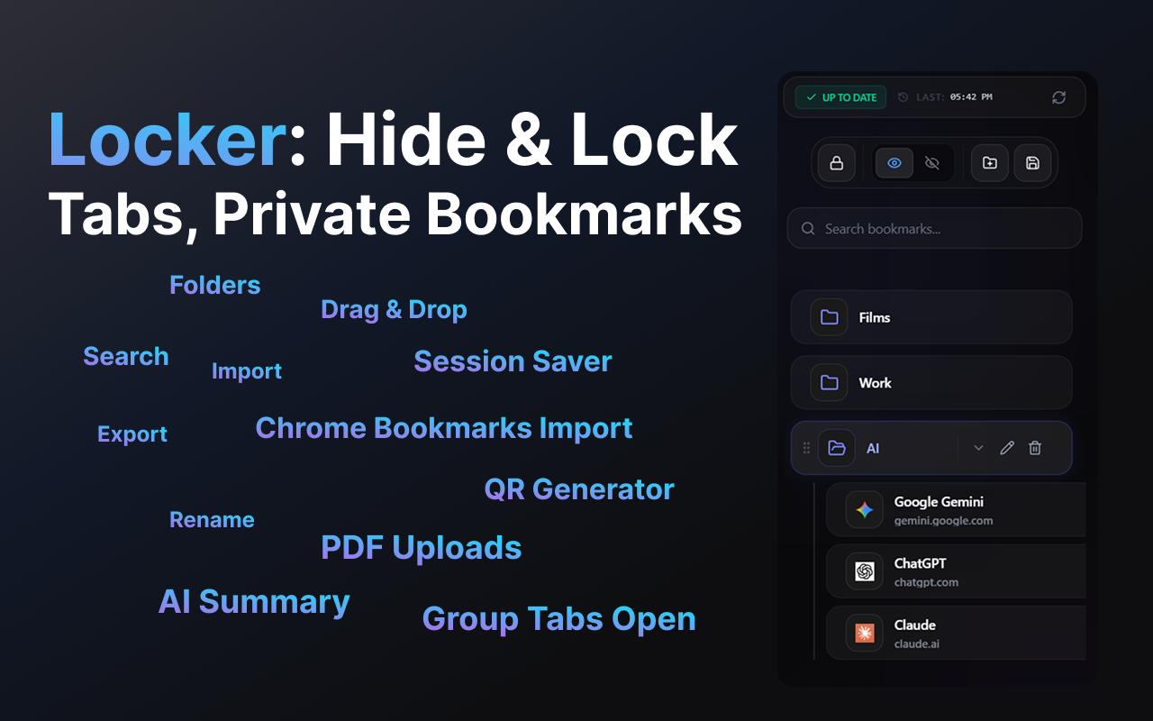 Locker — Better Incognito for Chrome gallery image