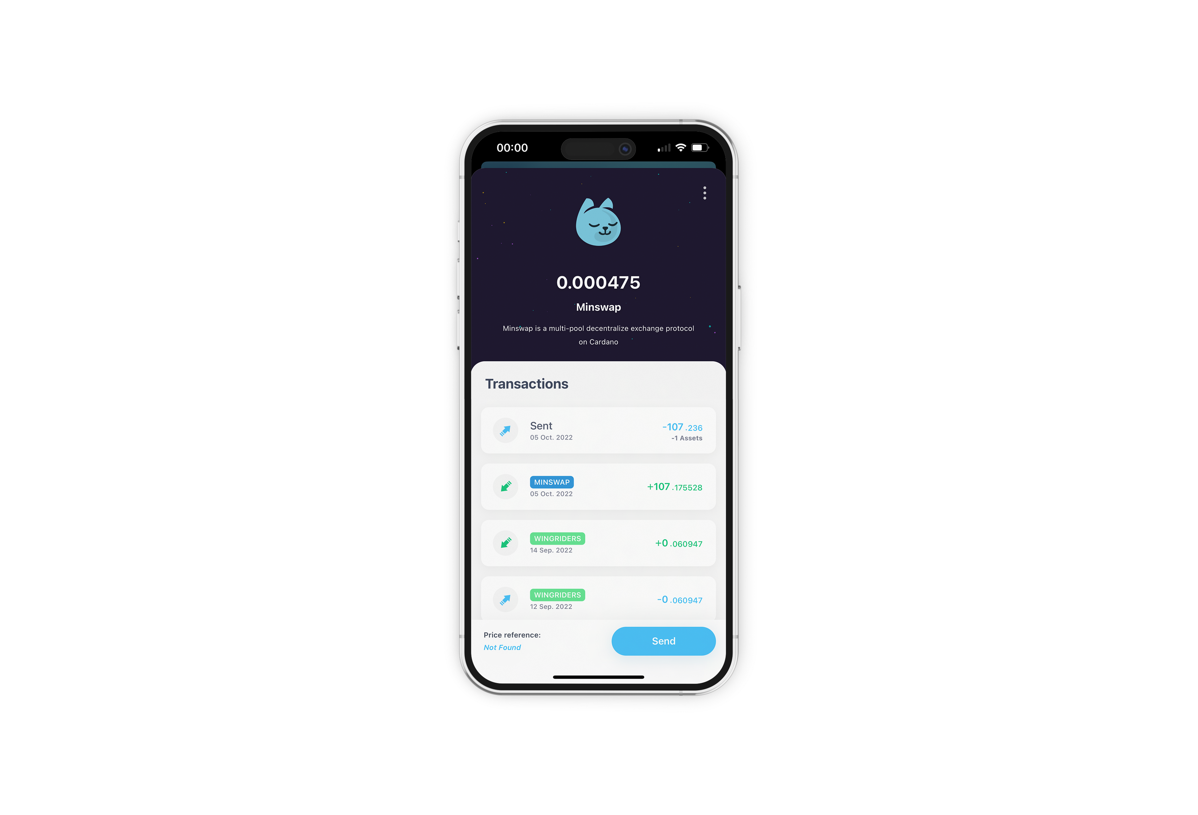 Billetera de mantium cardano - Billetera criptográfica con NFT que acuña directamente desde iPhone media 6