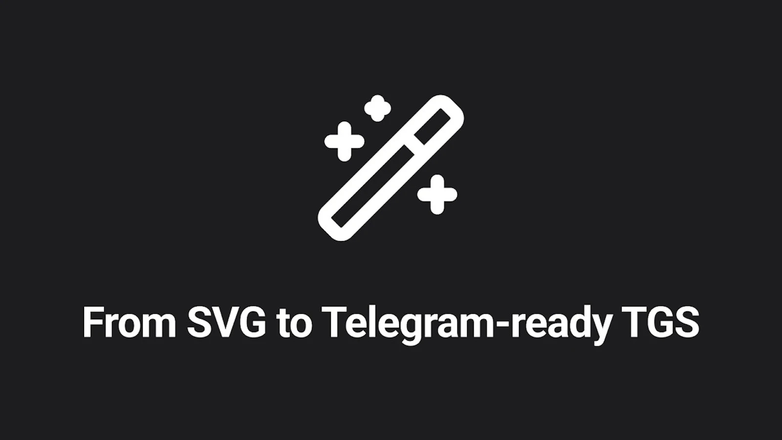 SVG to TGS Converter screenshot 1 (video preview)