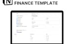 Notion Accounting & Finance Template image