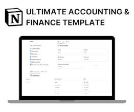 Notion Accounting & Finance Template gallery image