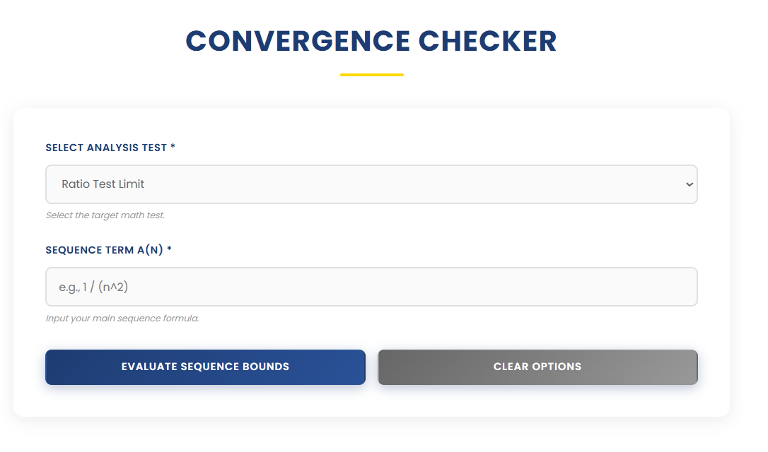 Convergence Checker | Ease Tools gallery image