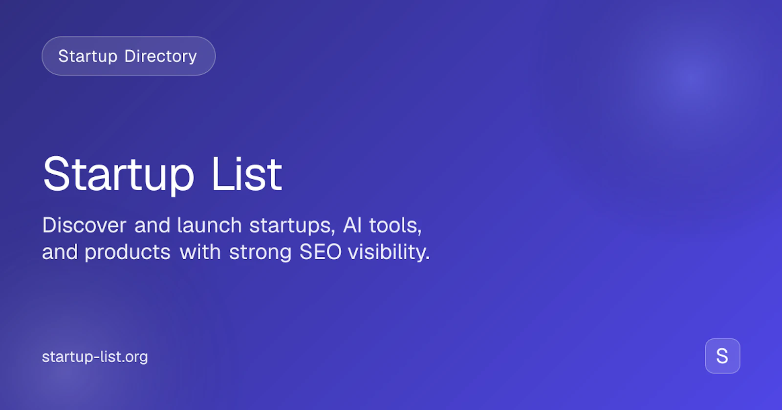 Startup List screenshot 1