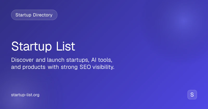 Startup List screenshot 1