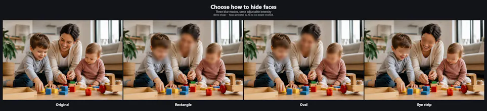 Blurwise: Offline Face Blur gallery image