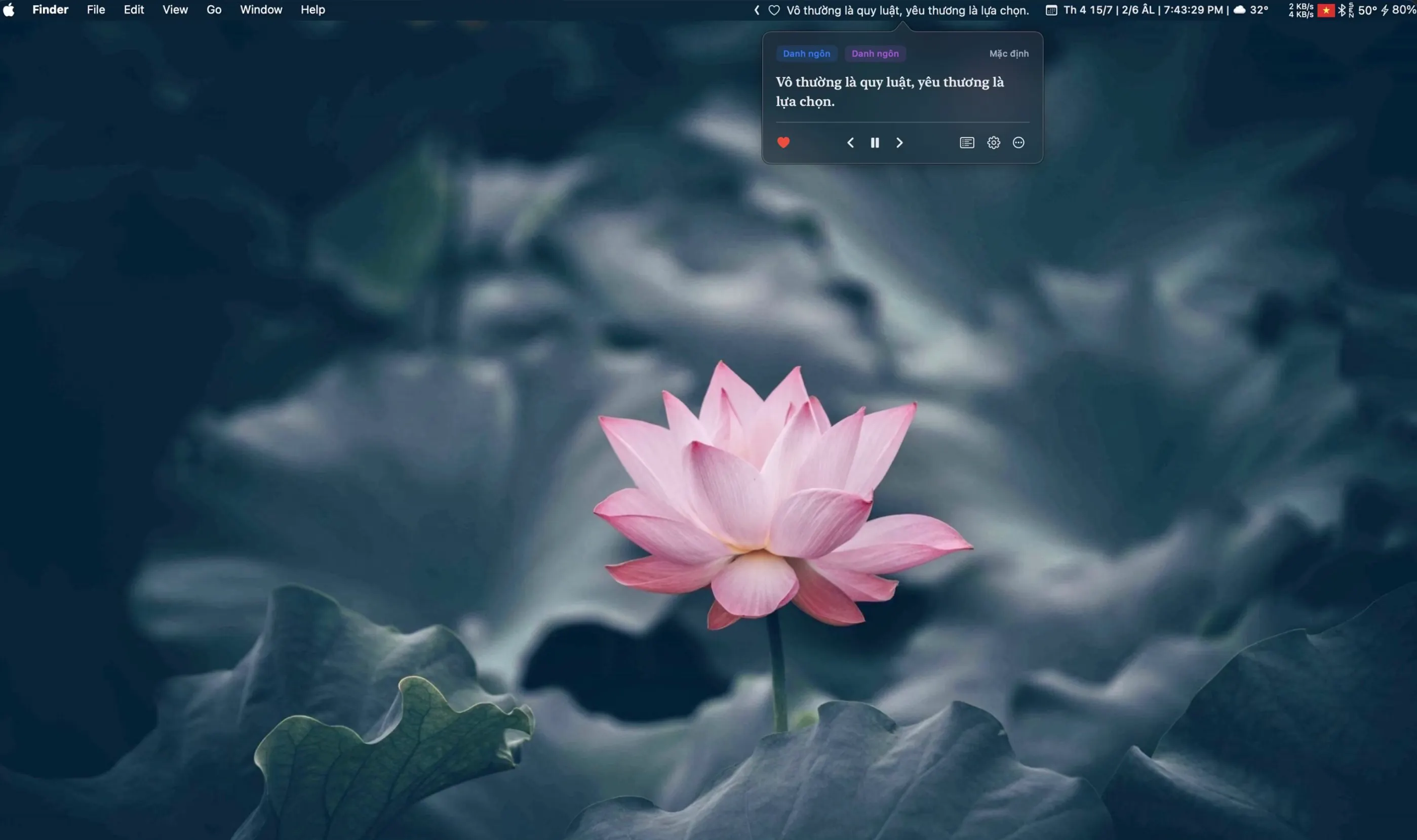 Text Menu Bar gallery image