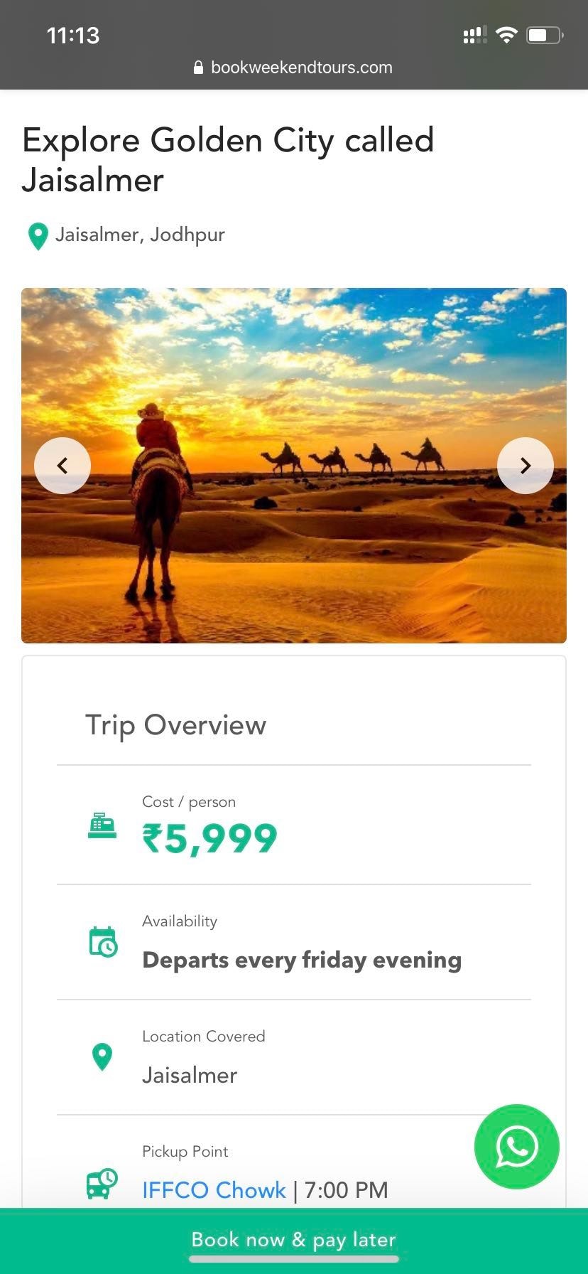 BookWeekendTours gallery image