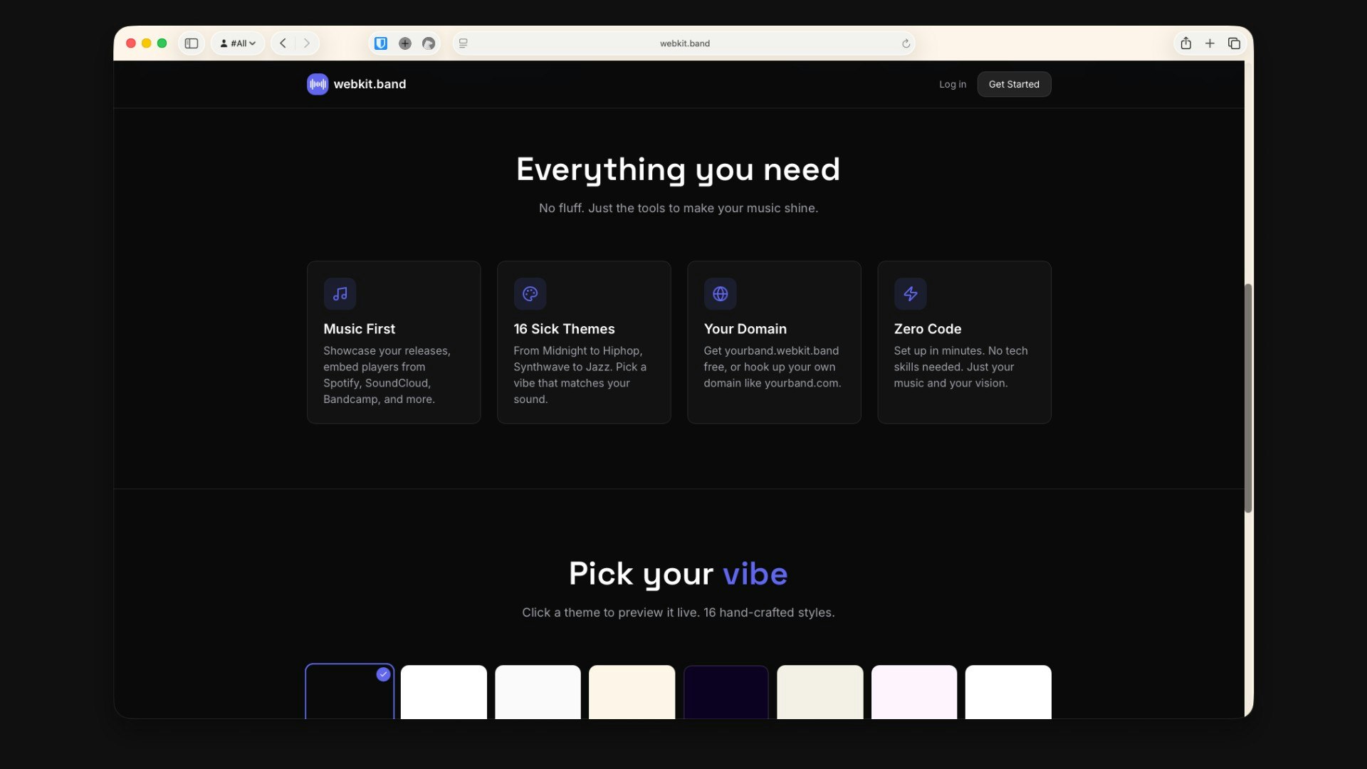 webkit.band gallery image