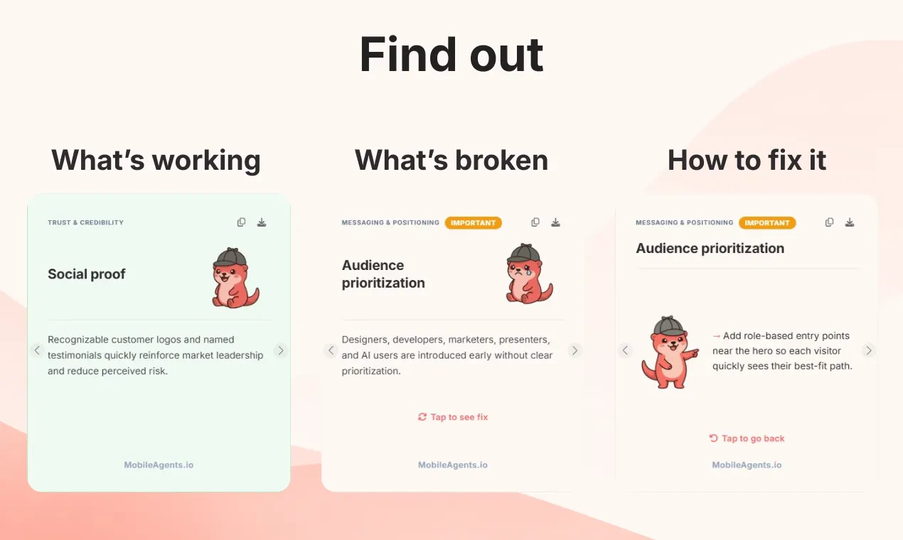 Autter - Landing Page Auditor screenshot 3