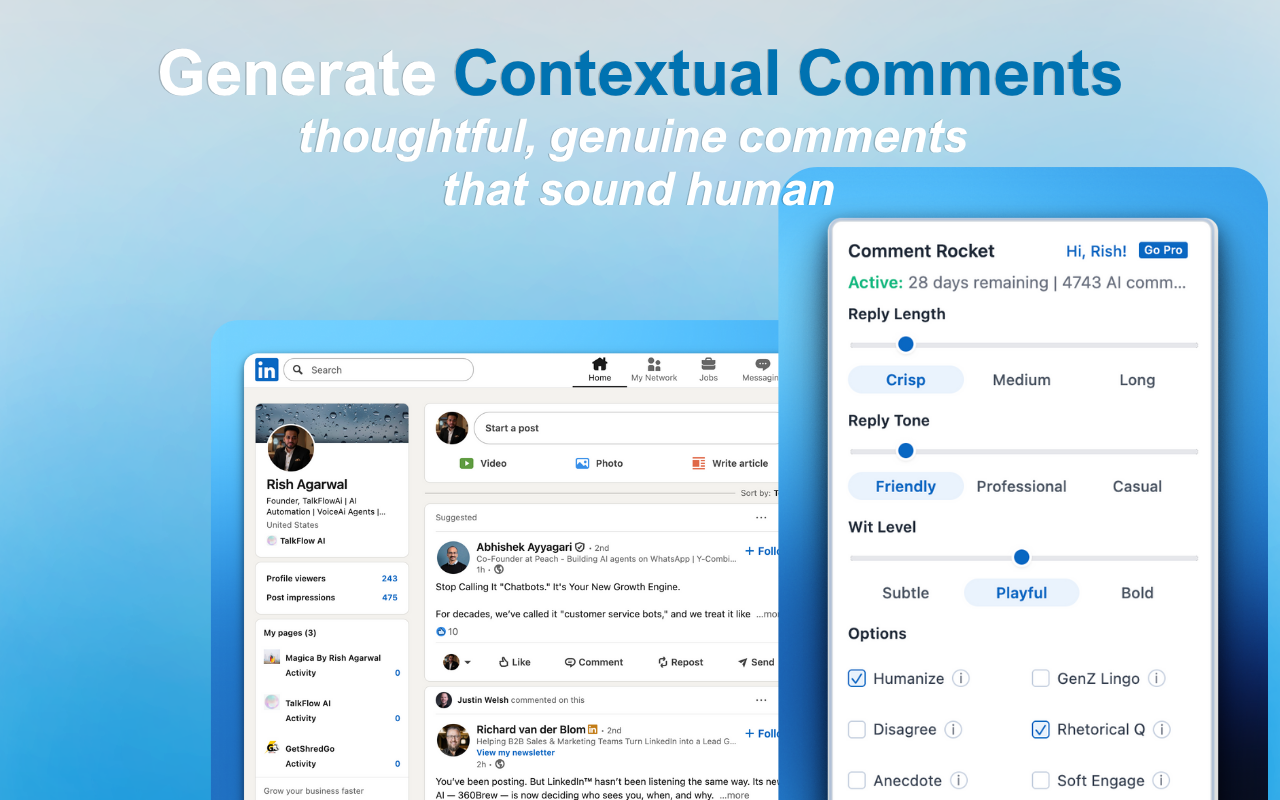 CommentRocket - LinkedIn Comments gallery image