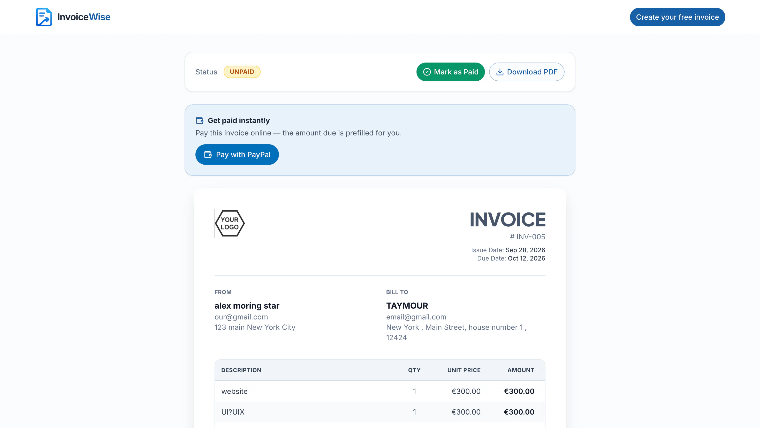 InvoiceWise gallery image
