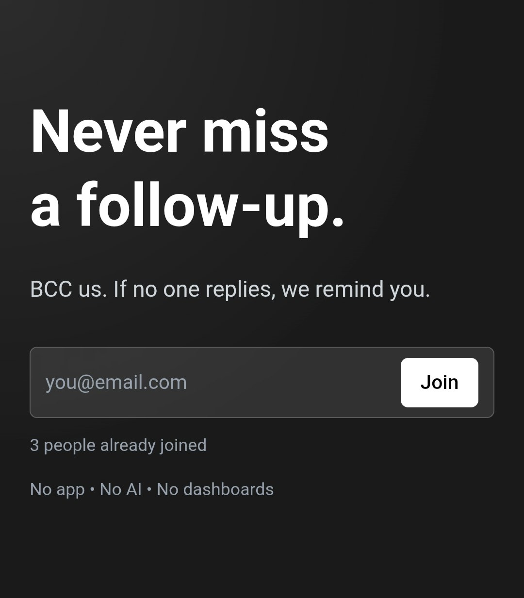 Did You Reply - Main product screenshot demonstrating key features and user interface