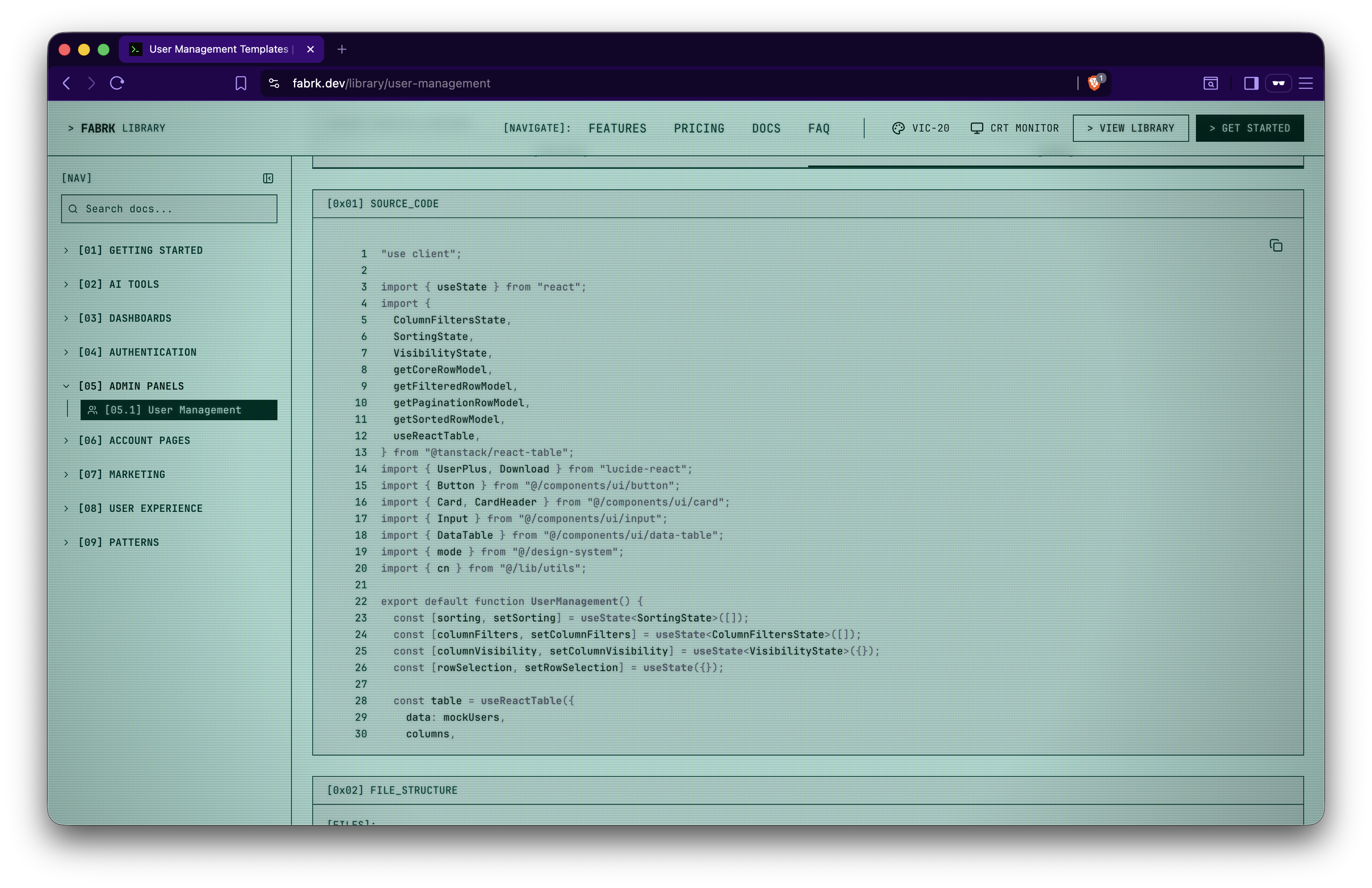 Fabrk - Screenshot 3 showing product features and functionality
