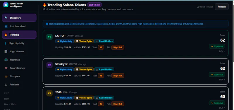 Solana Token Scanner screenshot 3