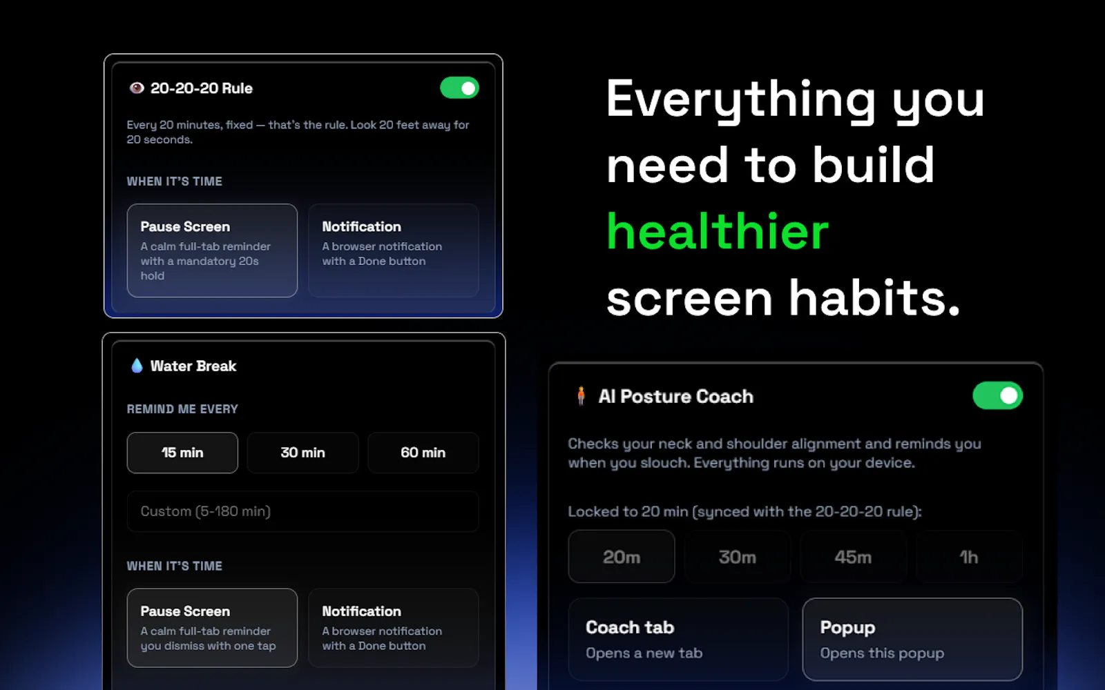 GetYourLifeBack Extension screenshot 2
