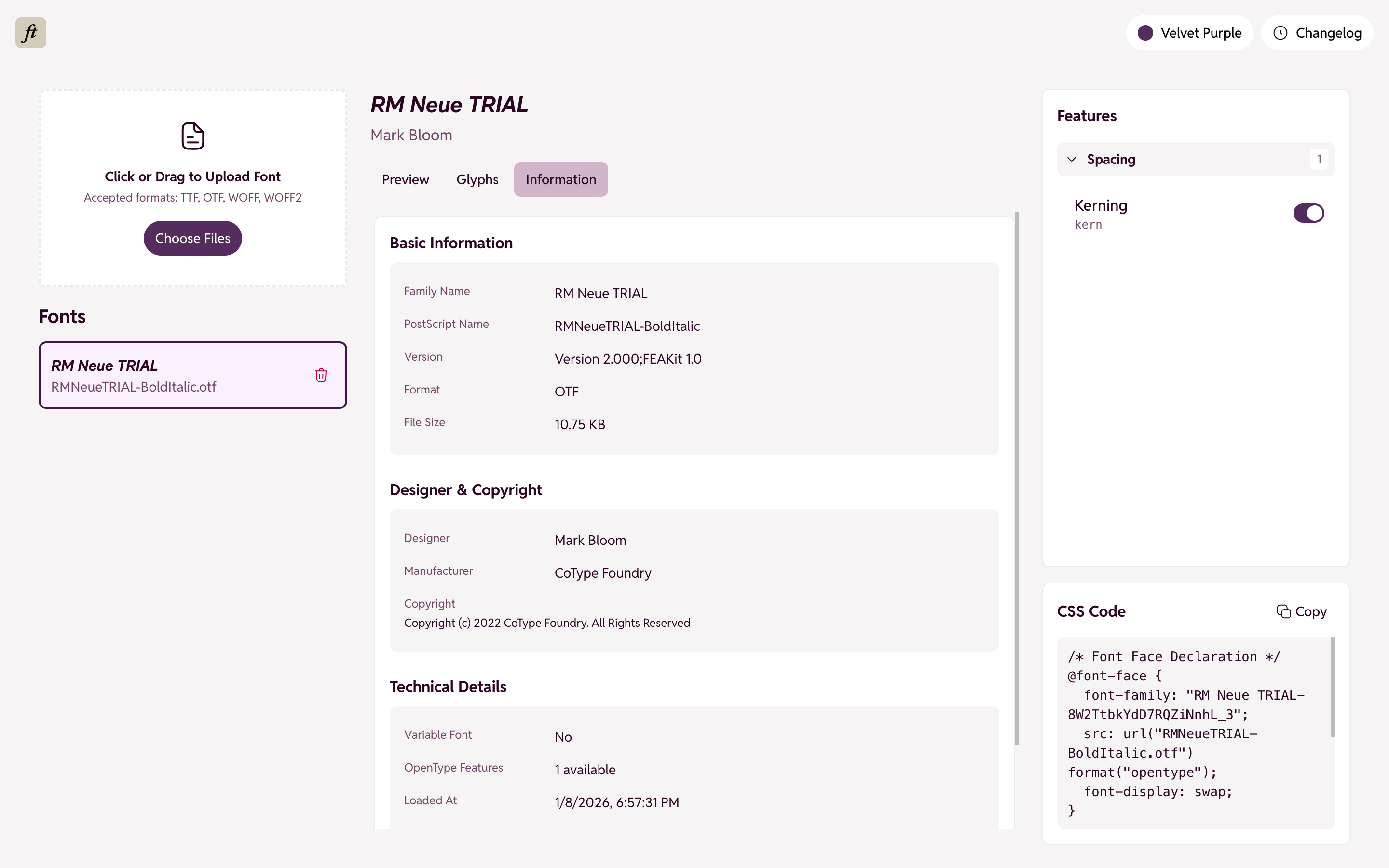 Ligatures - Screenshot 4 showing product features and functionality