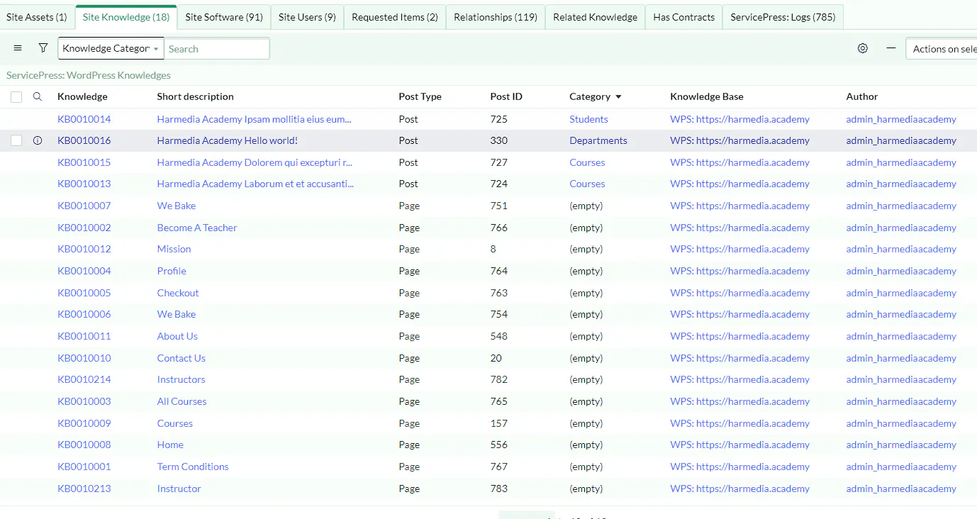 ServicePress: WordPress Integration gallery image