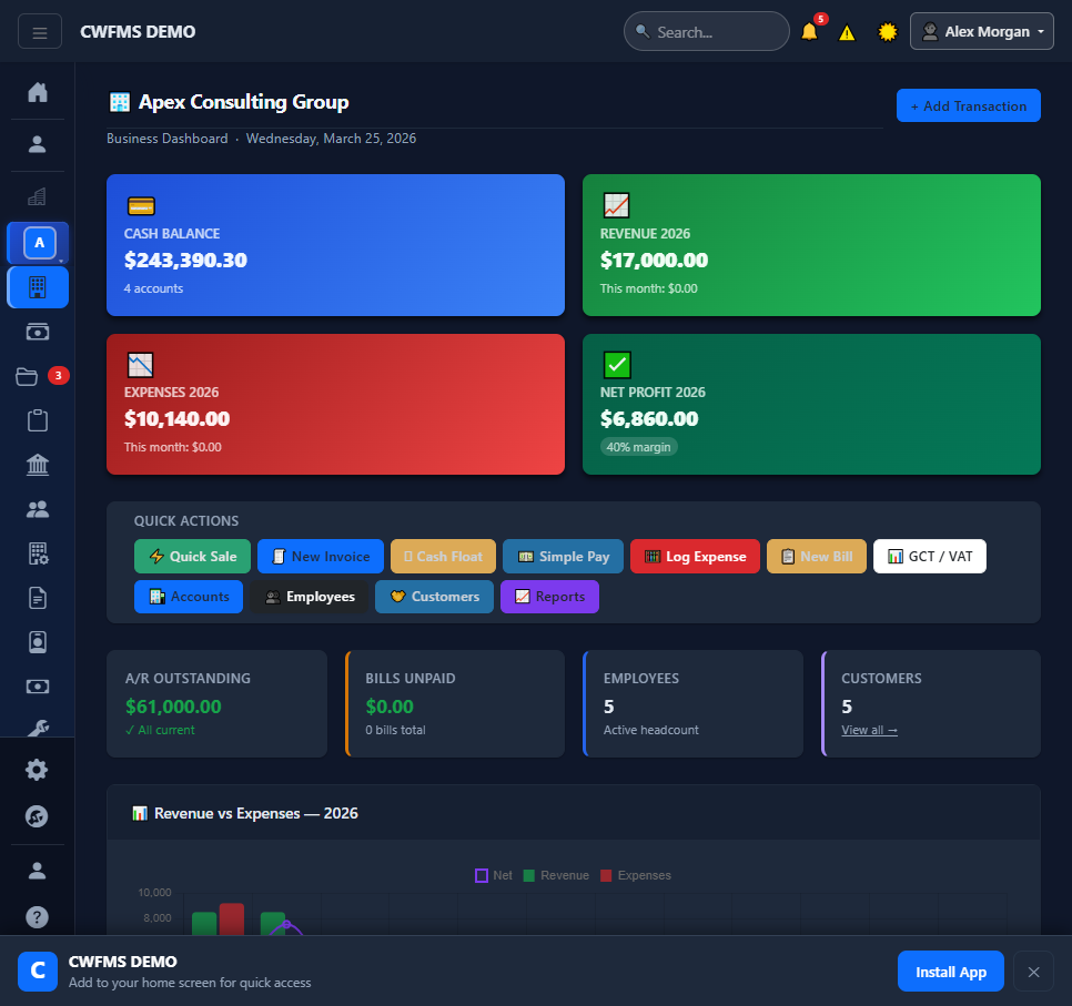CWFMS Wealth Management System gallery image