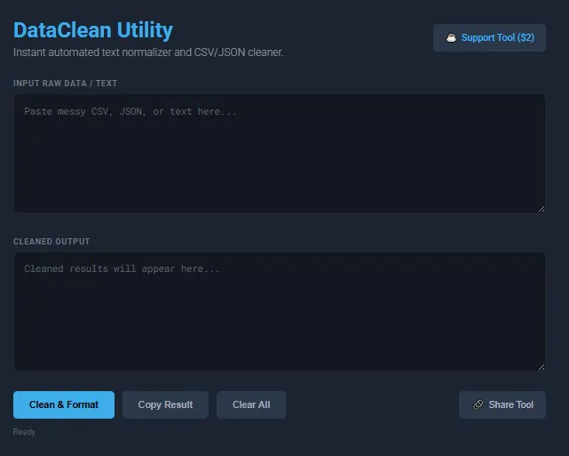 DataClean Utility