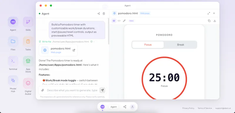 Daoo OS screenshot 2