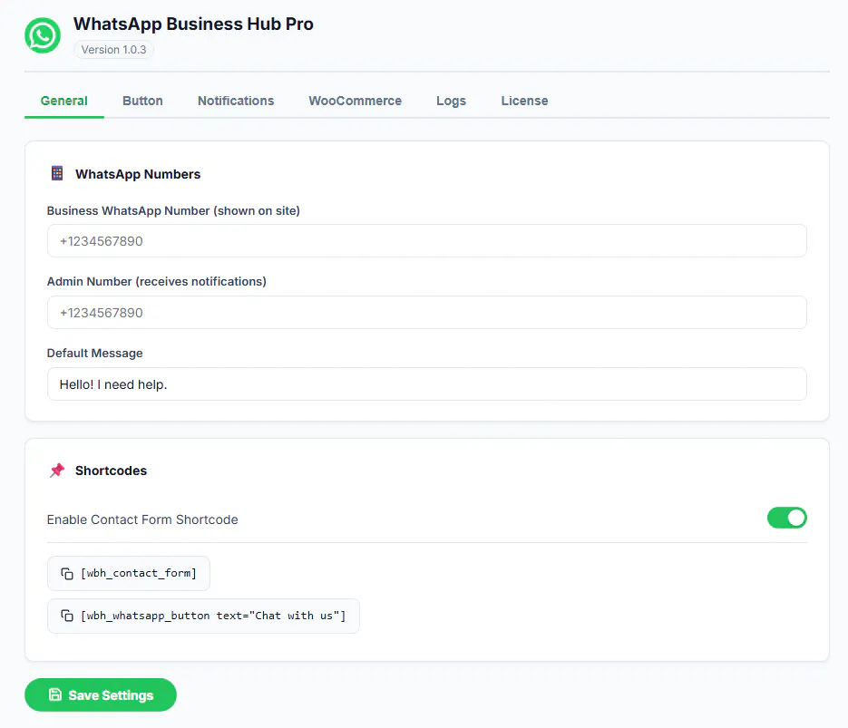 WooCommerce WhatsApp & Telegram Hub gallery image