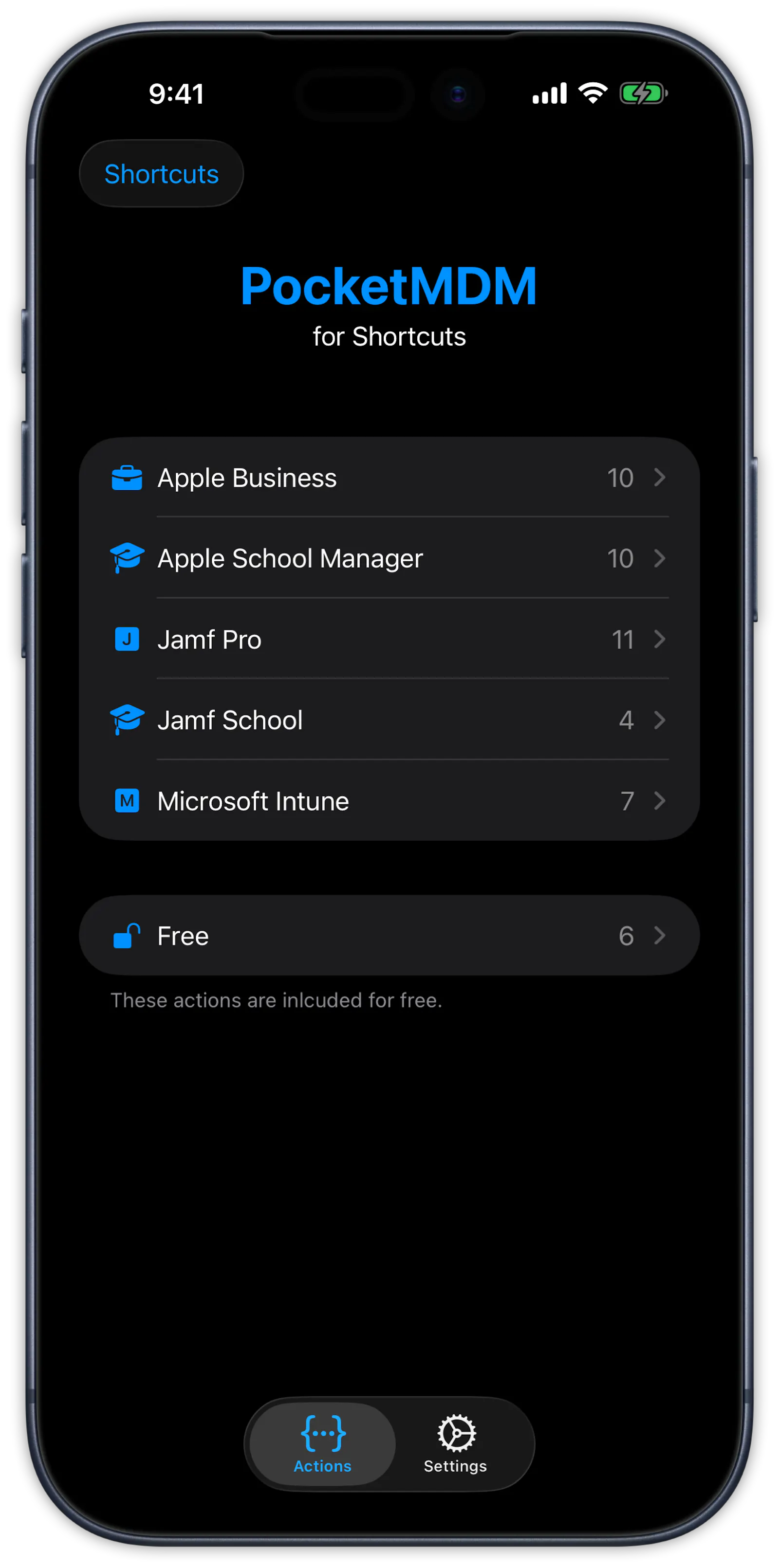 PocketMDM screenshot 1