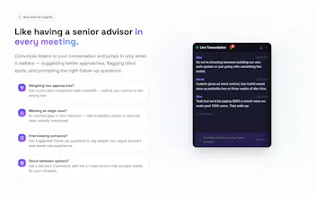 Convolyze - AI Meeting Notes & FactCheck gallery image